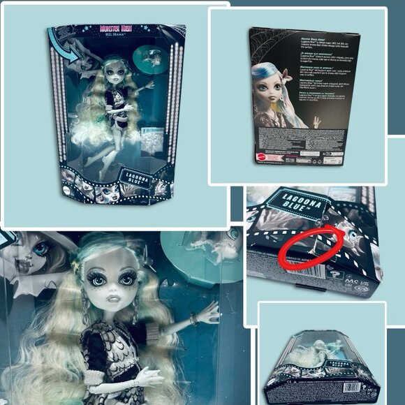 Monster High Reel Drama Set! Draculaura, Lagoona, Cleo, Clawdeen & Frankie! NEW! - Picture 6 of 8